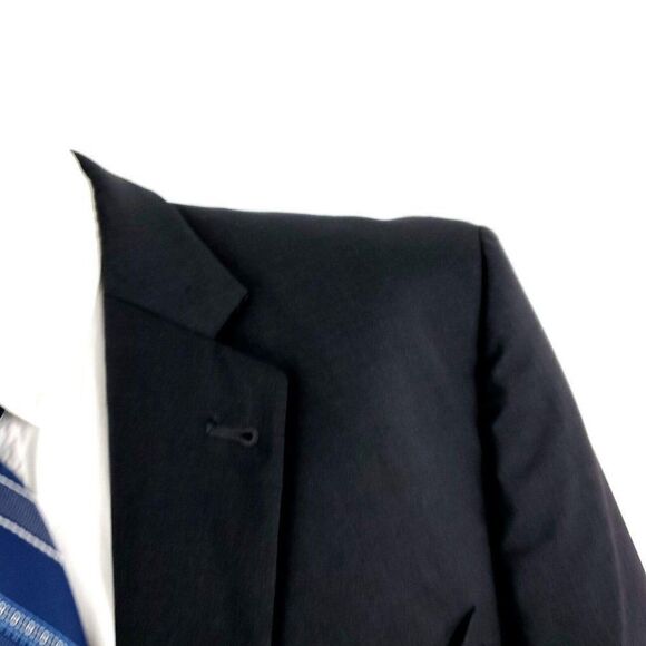 Joseph Abboud Super 120s Wool Italy 2 Button Blazer 42R Or Slim Fit 44R‎ Gray - Picture 2 of 11